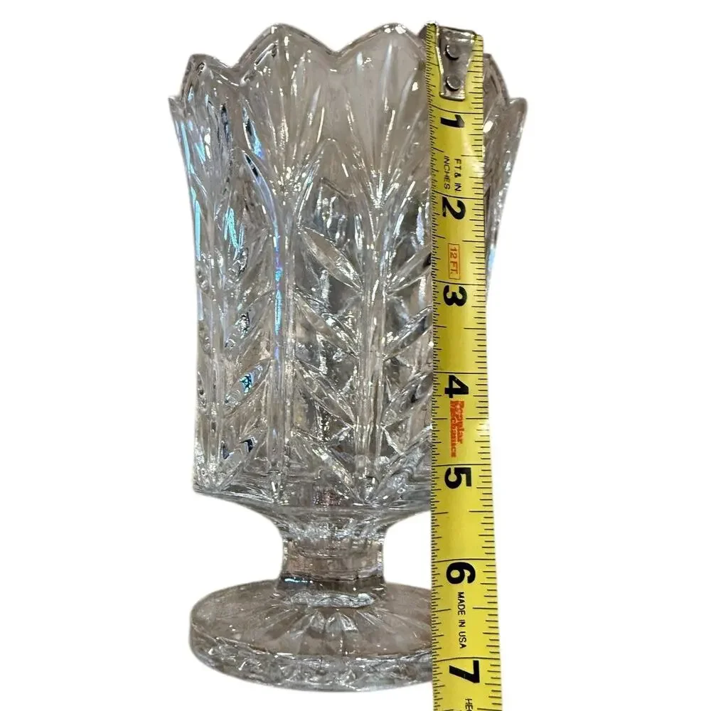 FIFTH AVENUE CRYSTAL Hurricane Tea Light Candle Holder